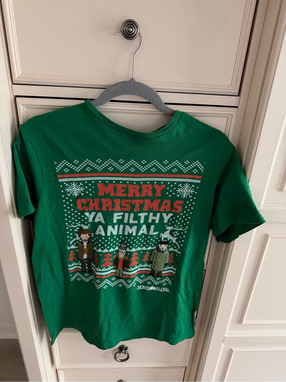 Green "Merry Christmas Ya Filthy Animal" Holiday Tee